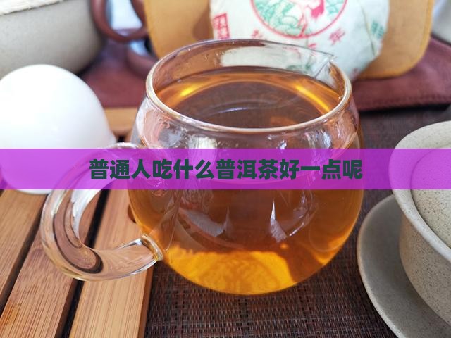 普通人吃什么普洱茶好