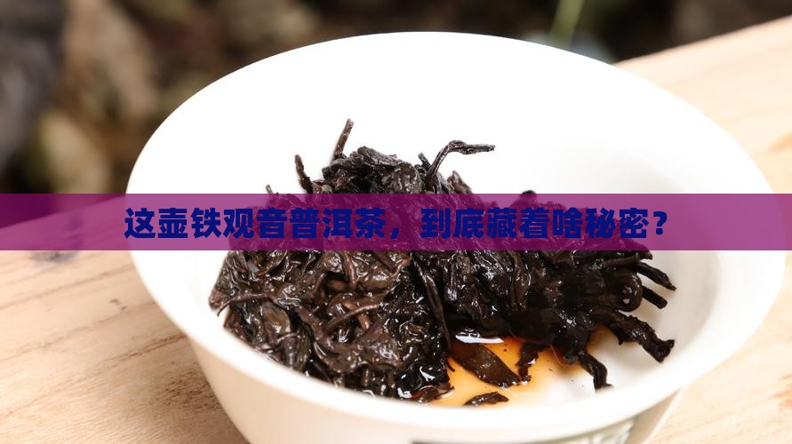一壶铁观音普洱茶