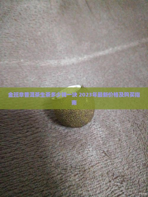 金班章普洱茶生茶多少钱一块