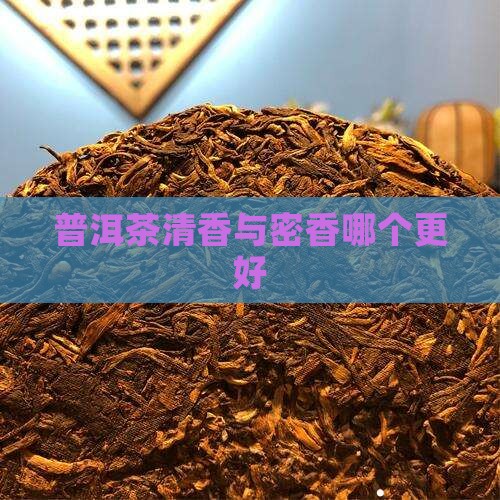 普洱茶清香与密香谁好