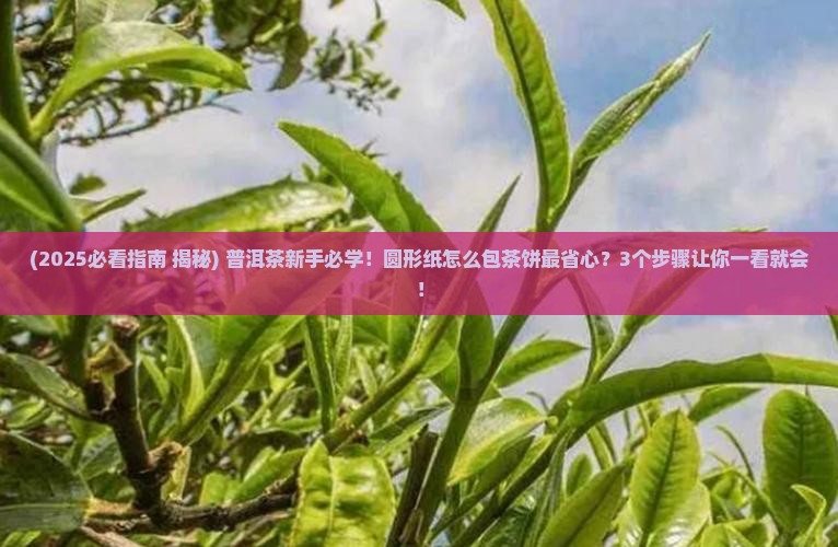 普洱茶圆形纸怎么包茶饼