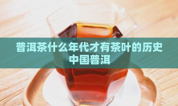 普洱茶什么年代才有茶叶