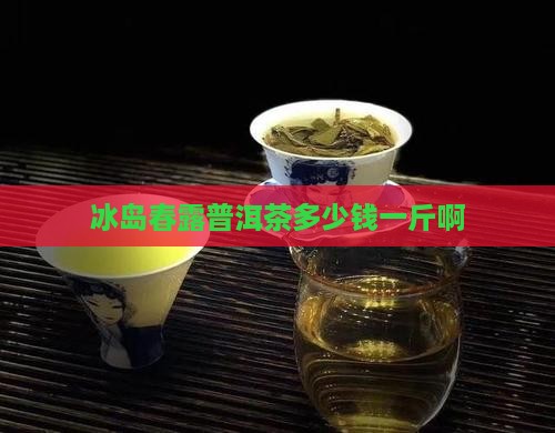 冰岛春露普洱茶多少钱一斤
