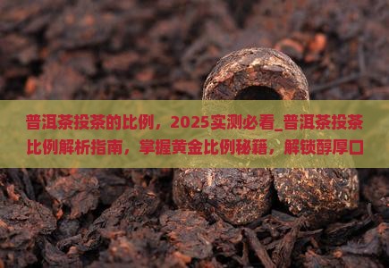 普洱茶投茶的比例