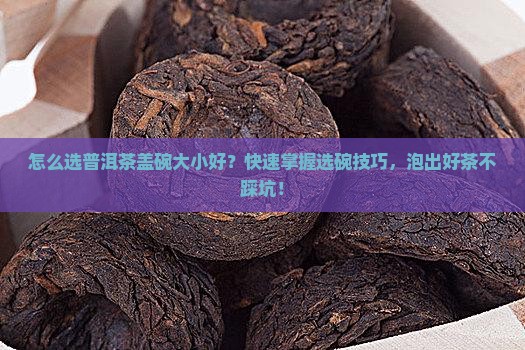 怎么选普洱茶盖碗大小好