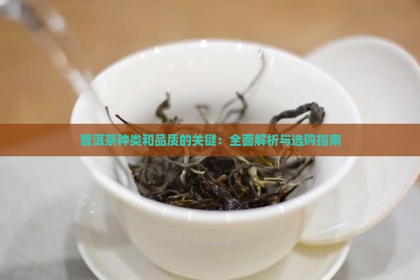 普洱茶种类和品质的关键 普洱茶种类和品质的关键