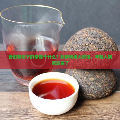 普洱茶剩下的茶臆干什么？剩茶利用大妙招，年轻人别再浪费了