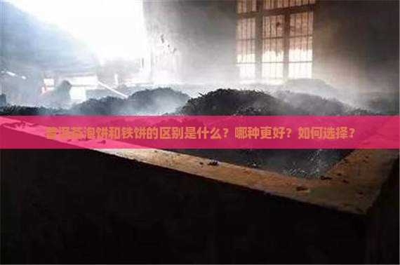 普洱茶泡饼和铁饼的区别是什么？哪种更好？如何选择？