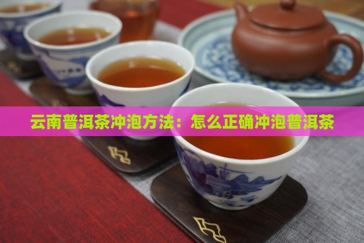 云南普洱茶冲泡方法：怎么正确冲泡普洱茶