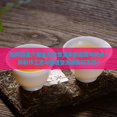 如何品鉴六星金孔雀普洱茶的品质与特点？其制作工艺与普通普洱茶有何不同？