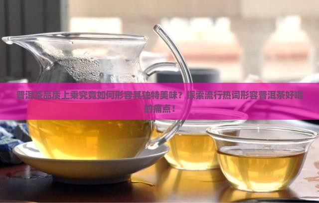 普洱茶品质上乘究竟如何形容其独特美味？探索流行热词形容普洱茶好喝的痛点！