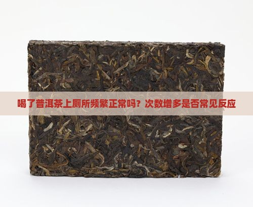 喝了普洱茶上厕所频繁正常吗？次数增多是否常见反应