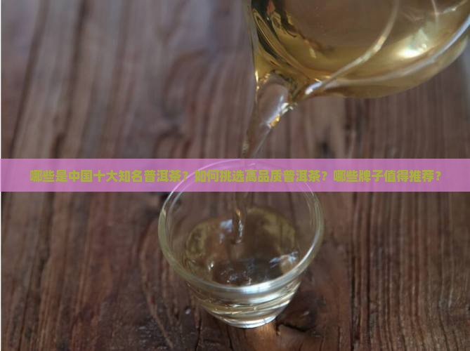 哪些是中国十大知名普洱茶？如何挑选高品质普洱茶？哪些牌子值得推荐？