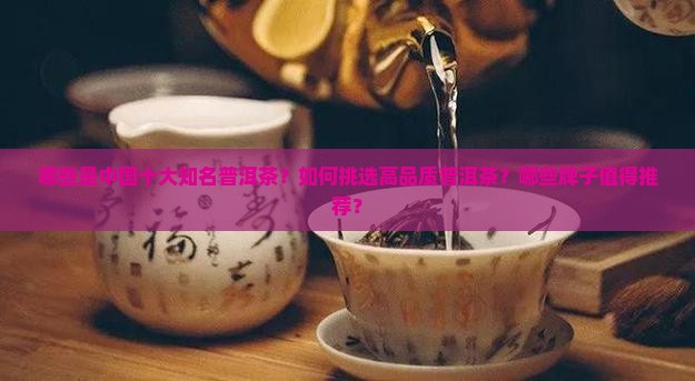 哪些是中国十大知名普洱茶？如何挑选高品质普洱茶？哪些牌子值得推荐？