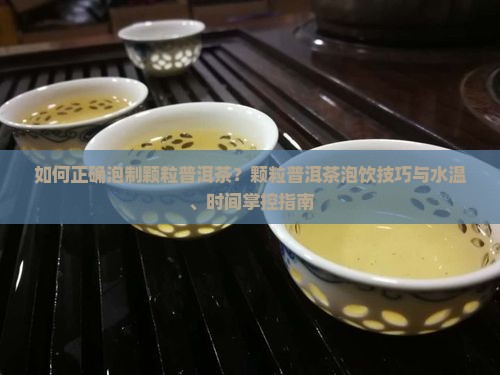如何正确泡制颗粒普洱茶？颗粒普洱茶泡饮技巧与水温、时间掌控指南