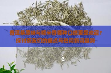 普洱茶原味与糯米香哪种口感更受欢迎？探讨茶友们的痛点与热词新词趋势