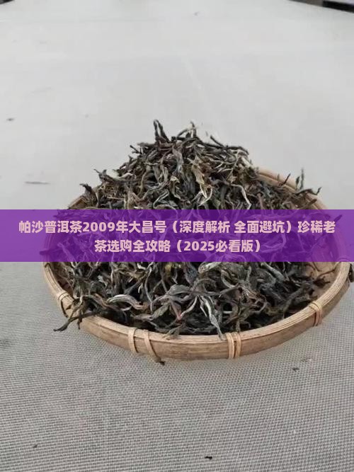 帕沙普洱茶2009年大昌号