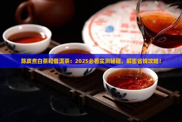 陈皮煮白茶和普洱茶