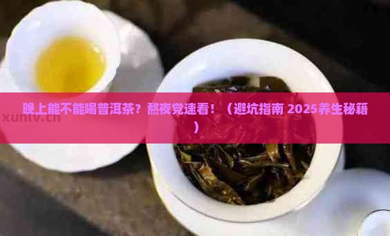 晚上普洱茶能喝吗熬夜喝普洱茶