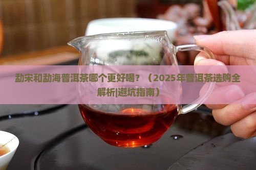 勐宋和勐海普洱茶哪个好喝点