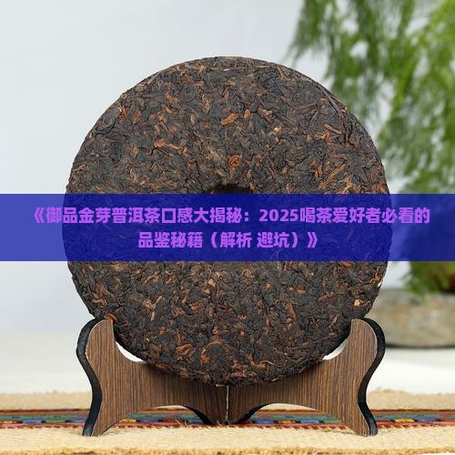 御品金芽普洱茶口感特点