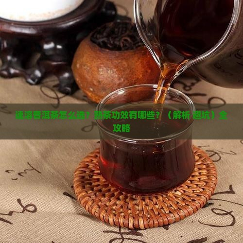 速溶普洱茶叶熟茶