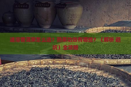 速溶普洱茶叶熟茶