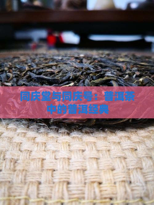 同庆堂和同庆号普洱茶