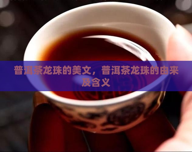 普洱茶龙珠的美文
