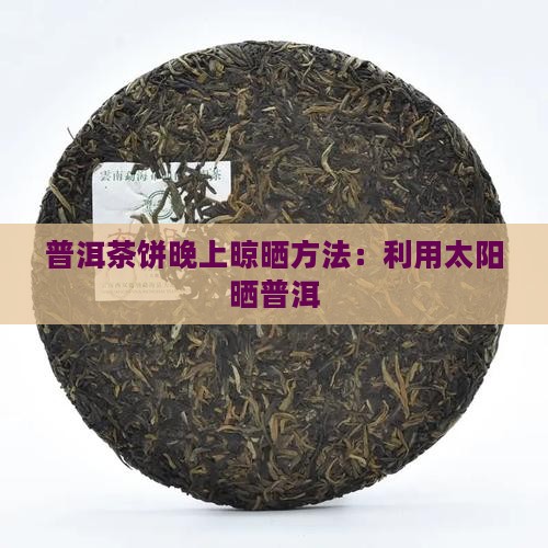 晚上怎么晒普洱茶饼 晚上怎么晒普洱茶饼