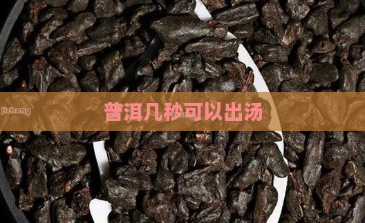 普洱几秒可以出汤