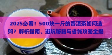 500块一斤的普洱茶