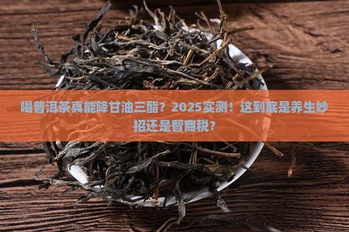 喝普洱茶能不能降甘油三酯