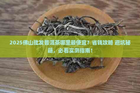 佛山批发普洱茶在哪里最便宜