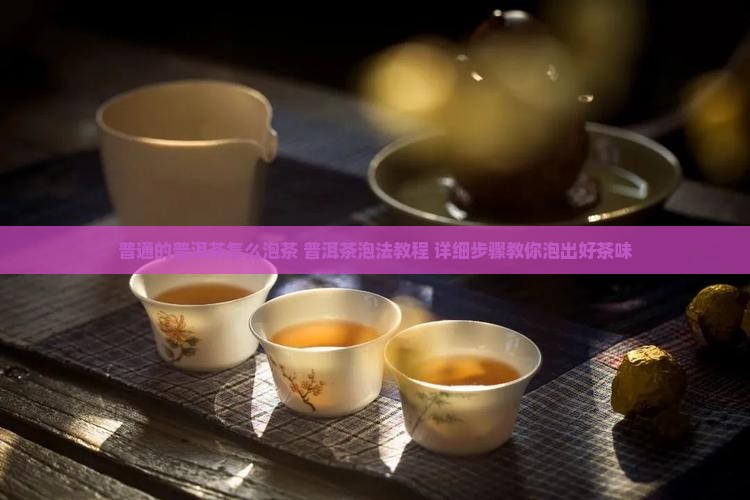 普通的普洱茶怎么泡茶