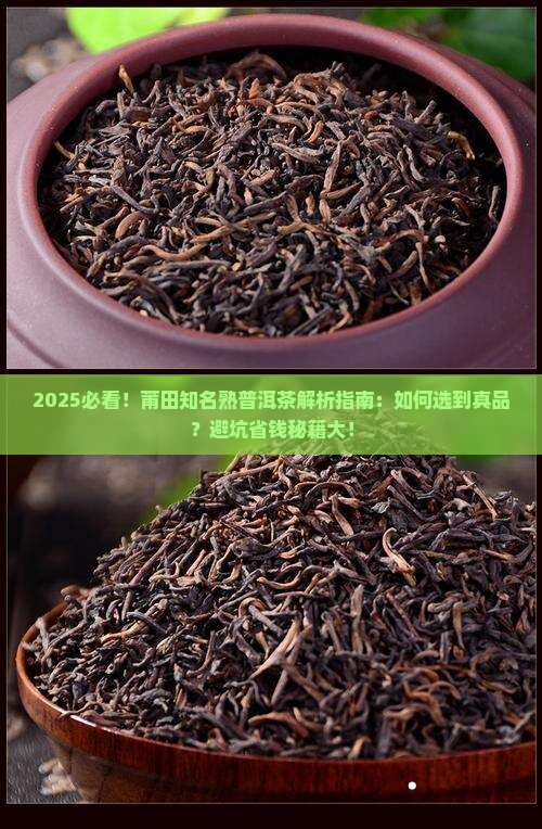 莆田知名熟普洱茶