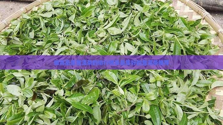做高品质普洱茶的排行榜及品质好的普洱茶推荐