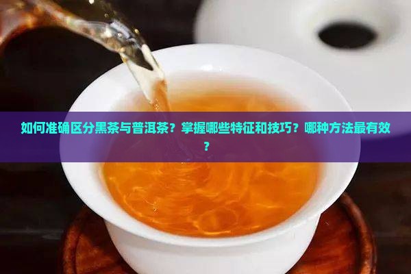 如何准确区分黑茶与普洱茶？掌握哪些特征和技巧？哪种方法最有效？