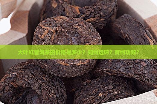 大叶红普洱茶的价格是多少？如何选购？有何功效？