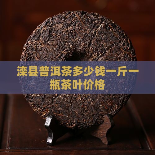 滦县普洱茶多少钱一斤一瓶茶叶价格