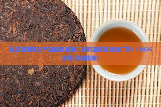 昌邑普洱茶生产基地