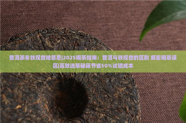普洱茶非铁观音啥意思