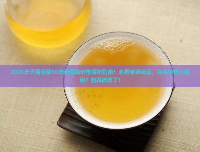 天福茗茶30年老班章价格