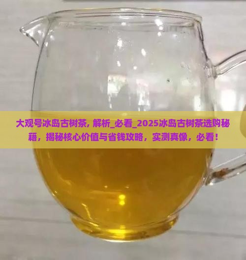 大观号冰岛古树茶