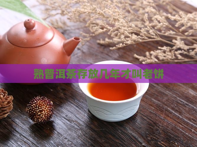 熟普洱茶存放几年才叫老饼