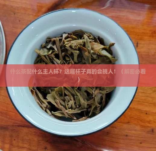 什么茶配什么主人杯