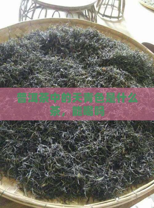普洱茶中的天青色