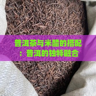 普洱茶可以和米醋一起泡吗