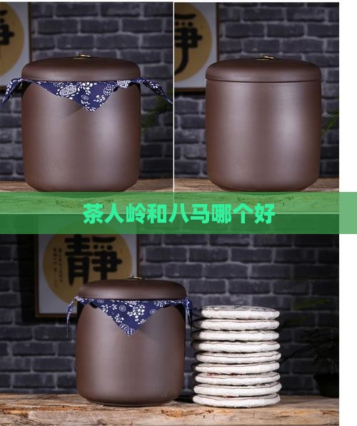 茶人岭和八马哪个好