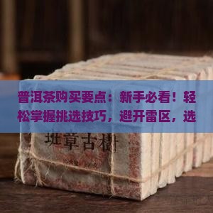 普洱茶购买要点